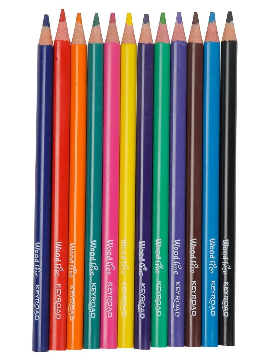 Цветные карандаши Jumbo 12 цв, пластиковые, трехгранные