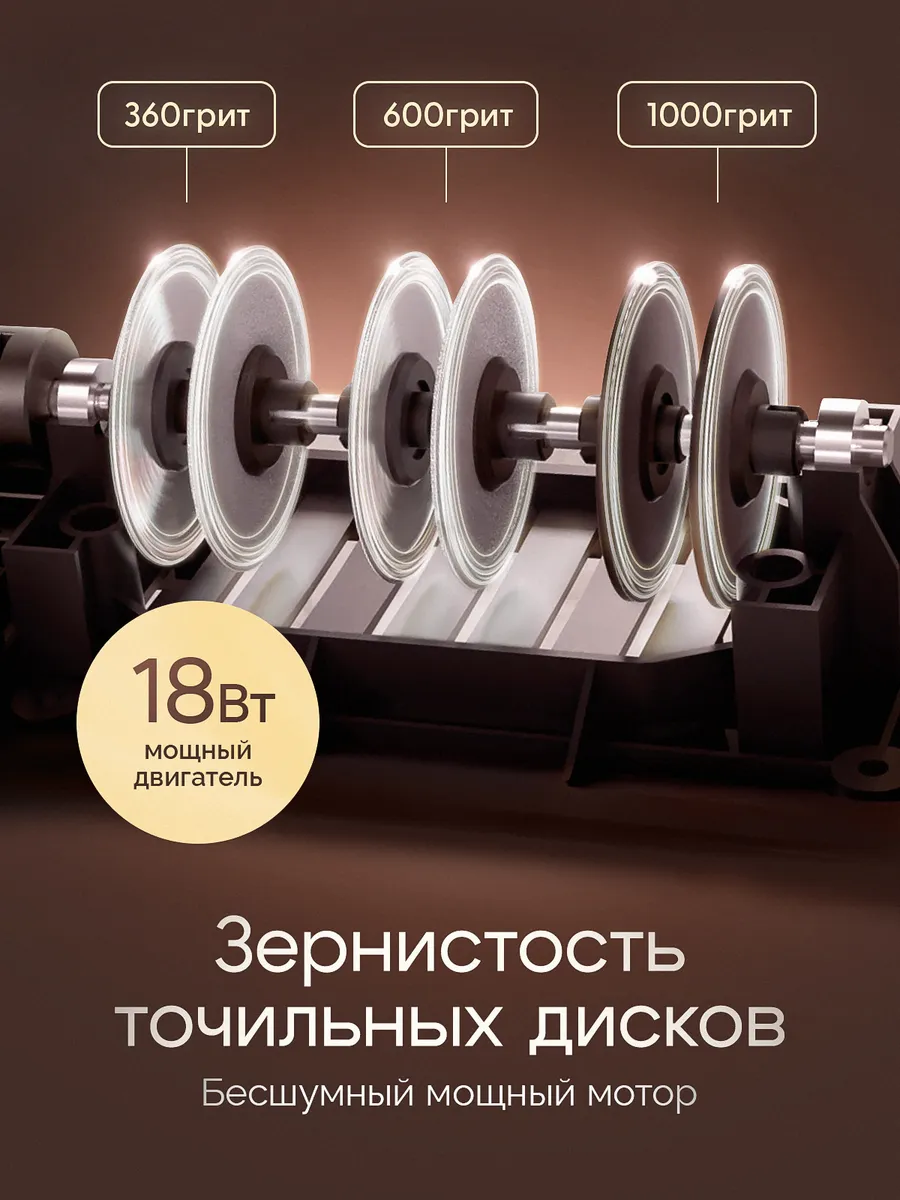 Точилка для ножей кухонных электрическая профессиональная
