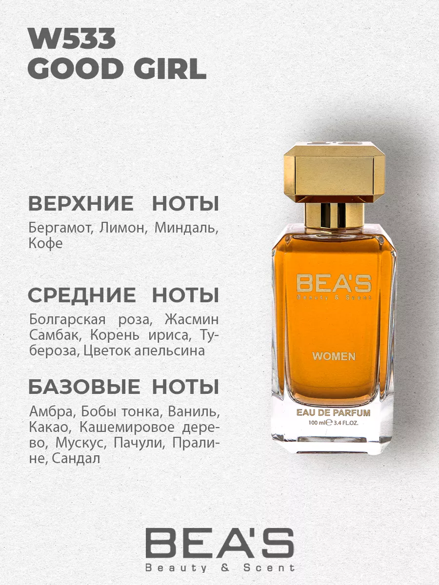 Духи Good Girl Хорошая Девочка W533 100 мл