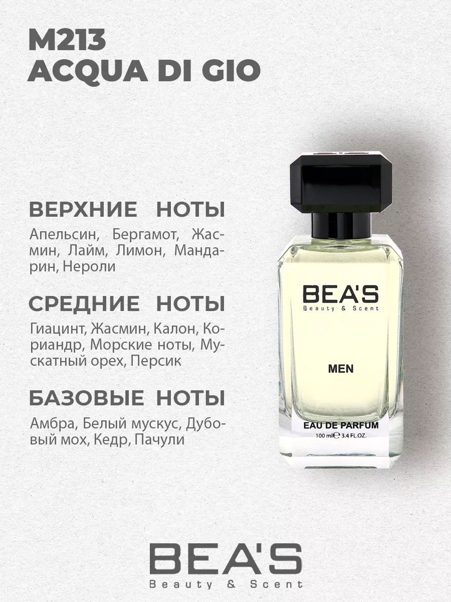 Парфюмерная вода M213 Acqua di Gio 100 мл