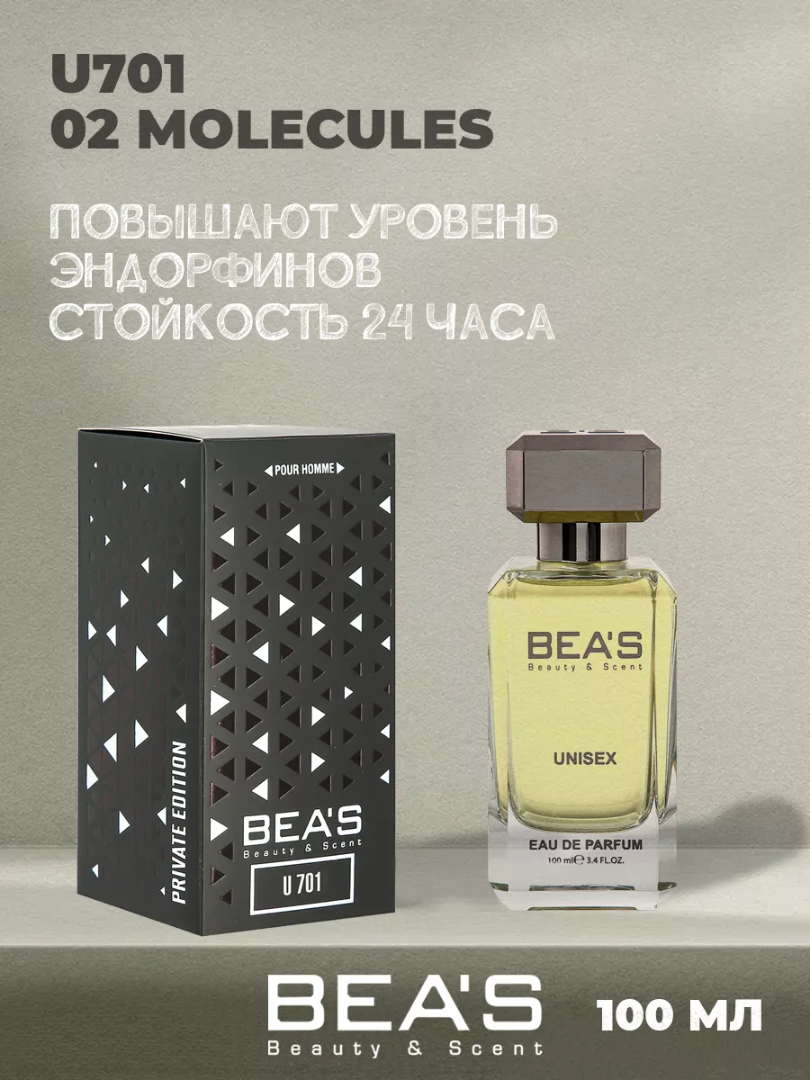 Парфюмерная вода Молекула Escentric 02 U701 100 мл