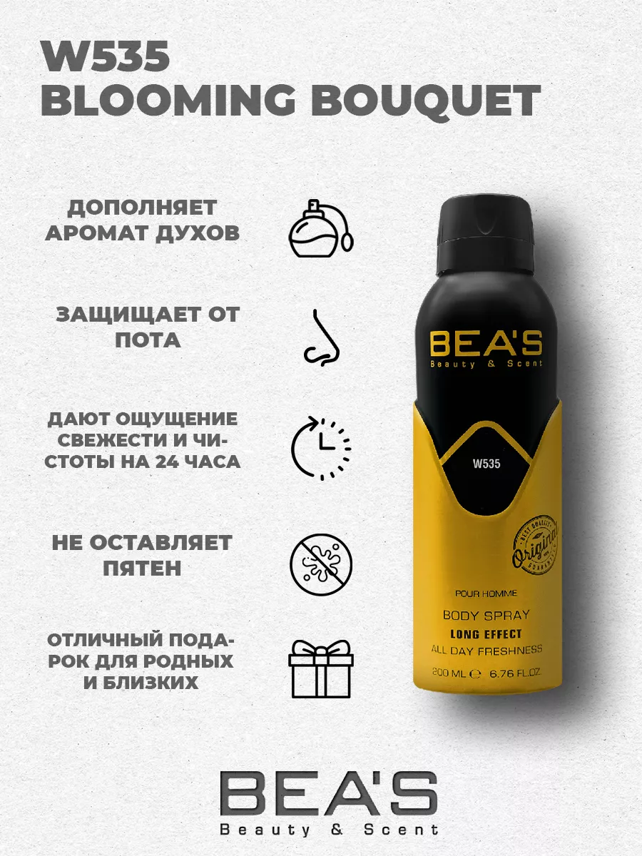 Парфюмированный дезодорант Blooming Cherry W535 200 мл
