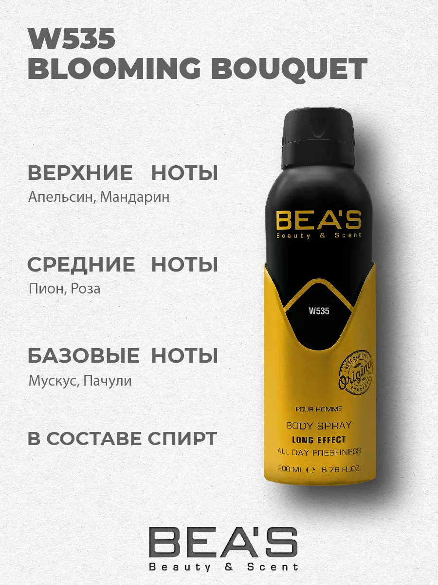 Парфюмированный дезодорант Blooming Cherry W535 200 мл