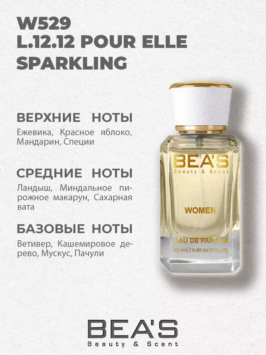 Парфюмерная вода Sparkling L.12.12 аромат W529 50 мл
