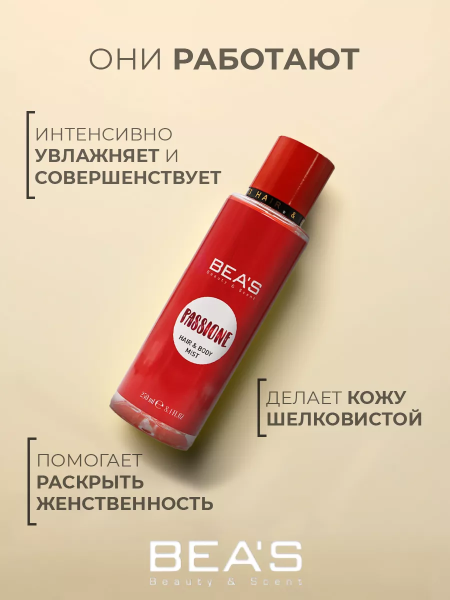 Спрей для тела и волос мист PASSIONE 250 ML