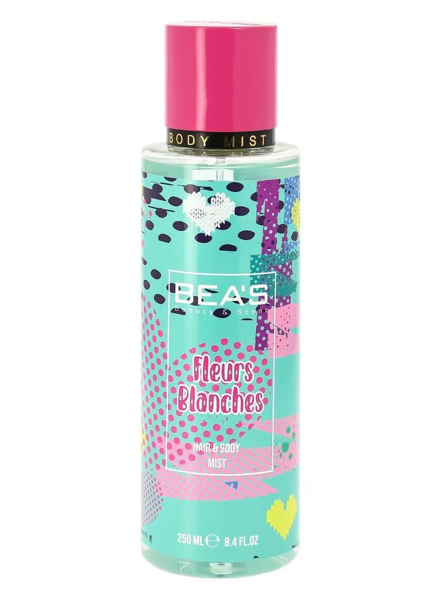 Спрей для тела и волос мист FLEURS BLANCHES 250 ML
