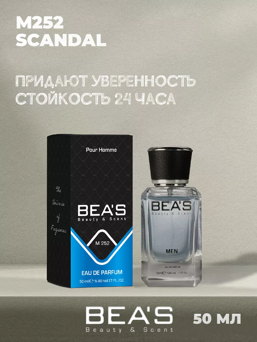 Парфюмерная вода 50 мл M252 Scandal for men