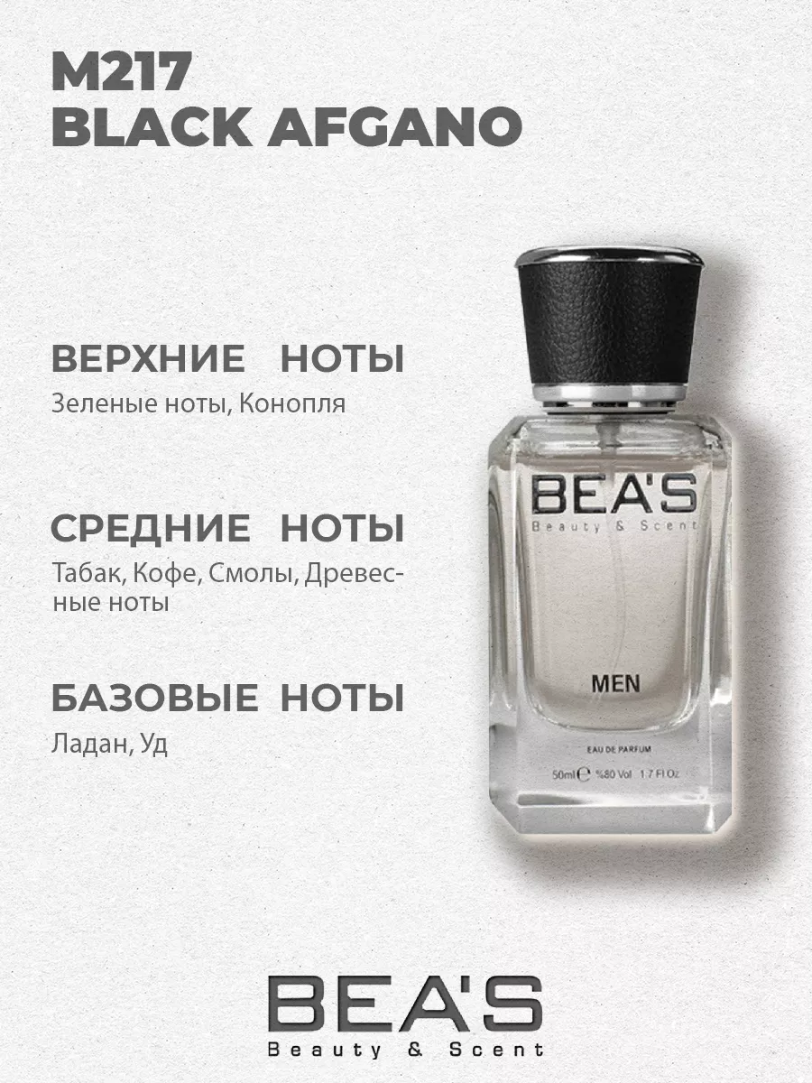 Парфюмерная вода Black Afgano M217 50 мл