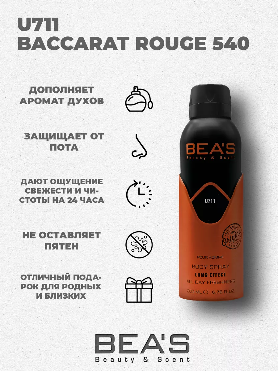 Парфюмерный дезодорант спрей Rouge 540 U711