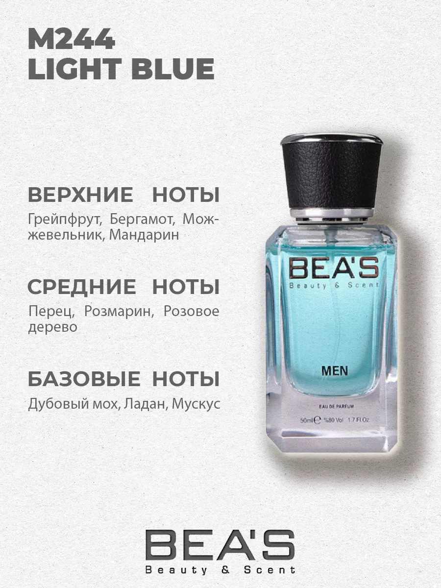 Парфюмерная вода Light Blue pour homme M244 50 мл