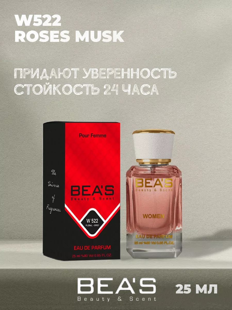 Парфюмерная вода Musk Rose аромат W522 25 мл