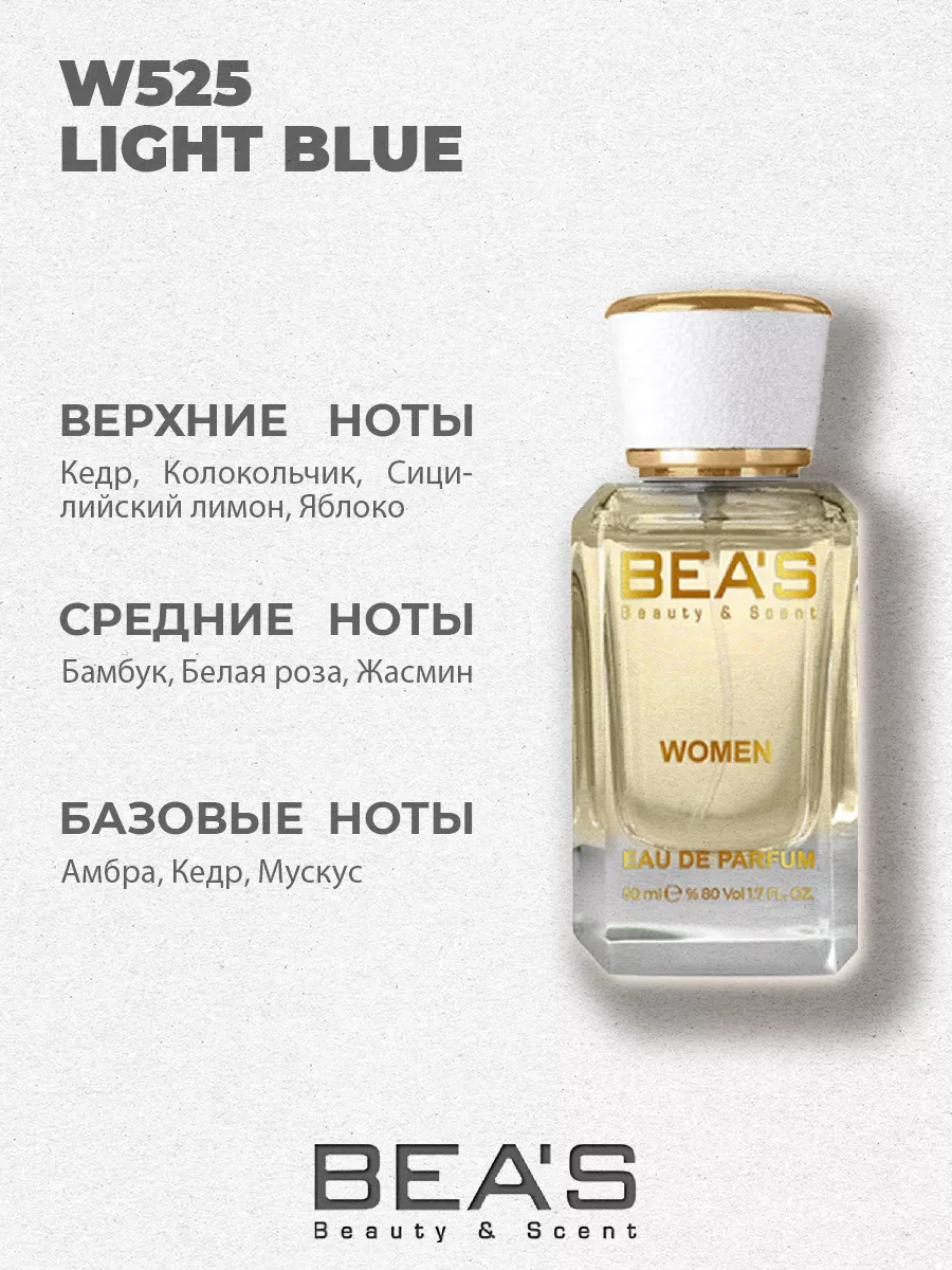Парфюмерная вода Light Blue аромат W525 50 мл