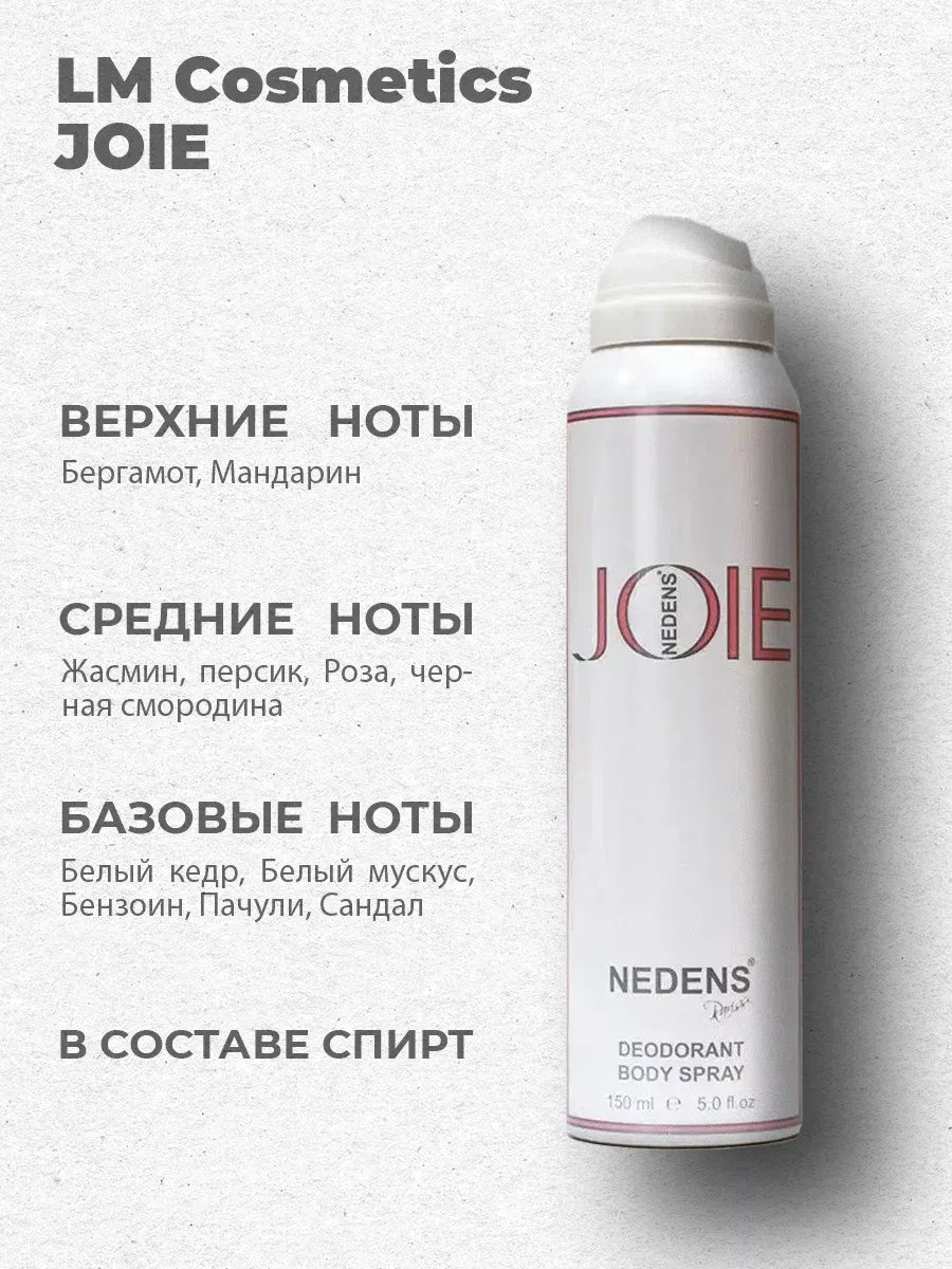 Дезодорант женский парфюмированный Joie for Women 150 мл