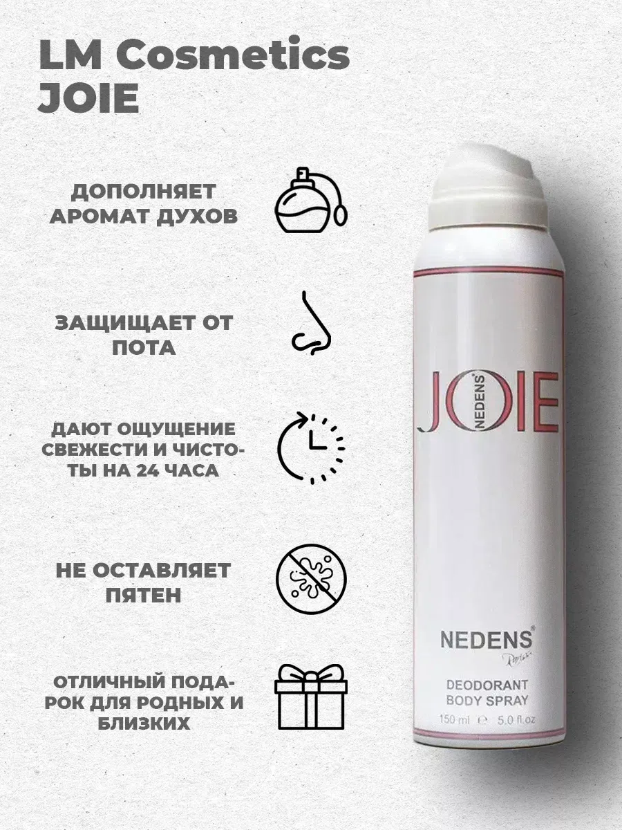 Дезодорант женский парфюмированный Joie for Women 150 мл