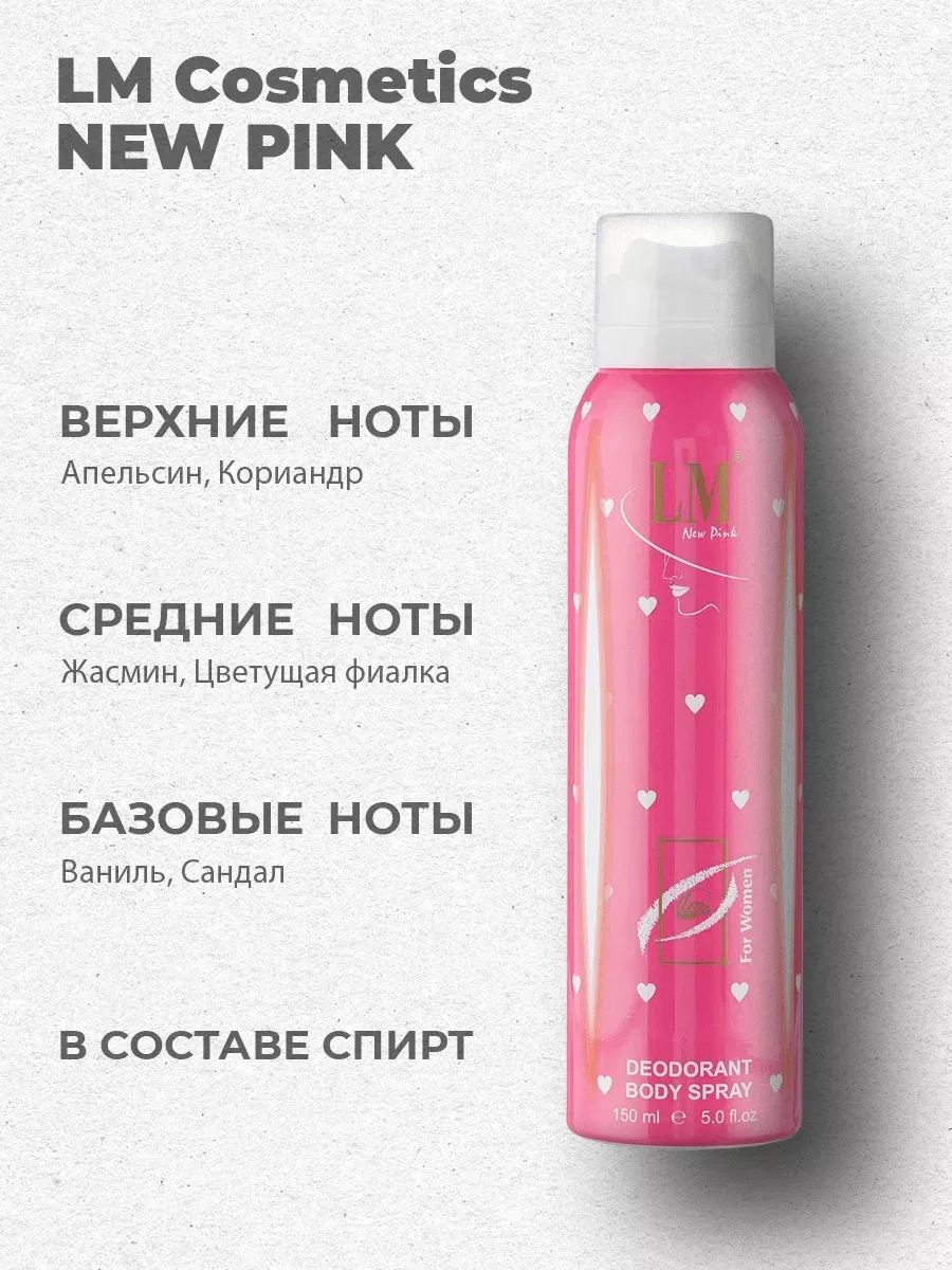 Дезодорант женский парфюмированный New Pink For Women 150 мл