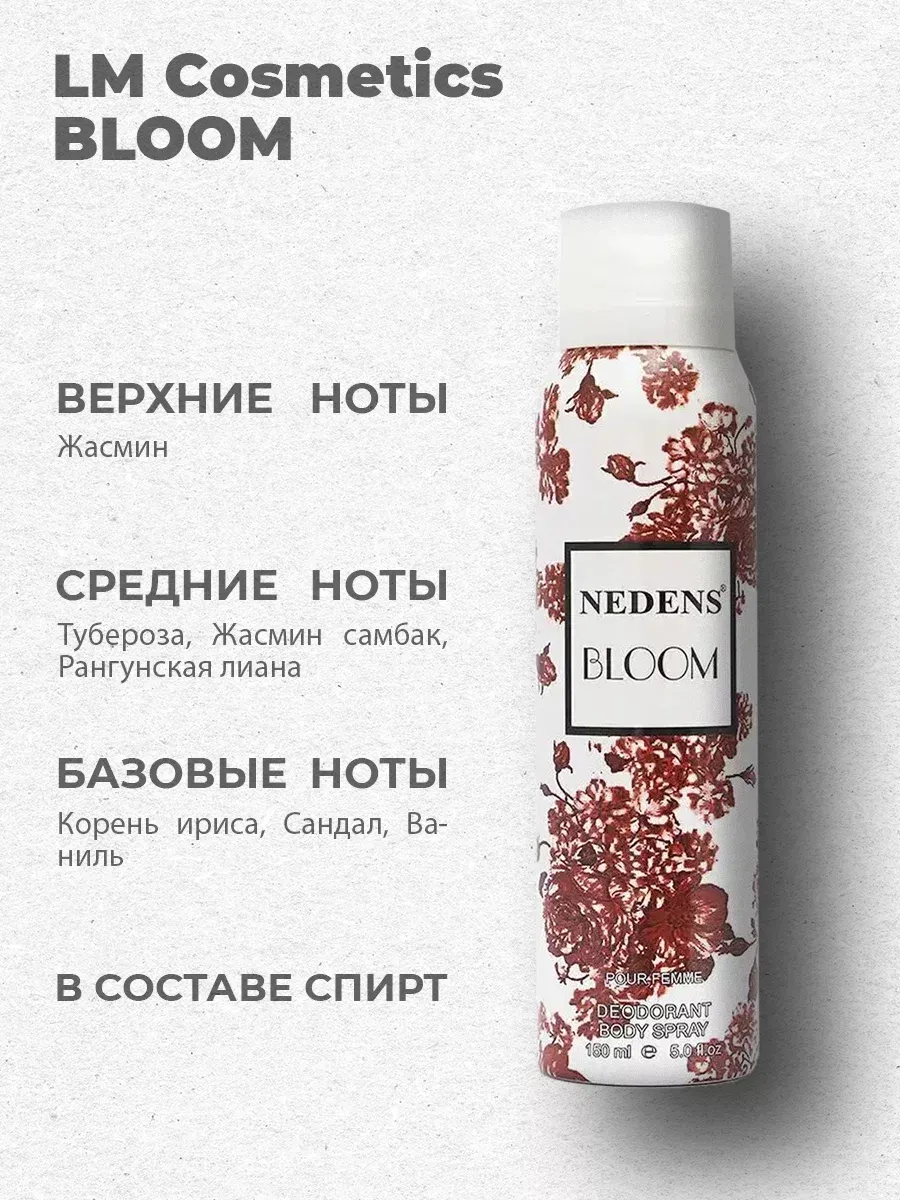 Дезодорант женский парфюмированный Bloom pour femme 150 мл