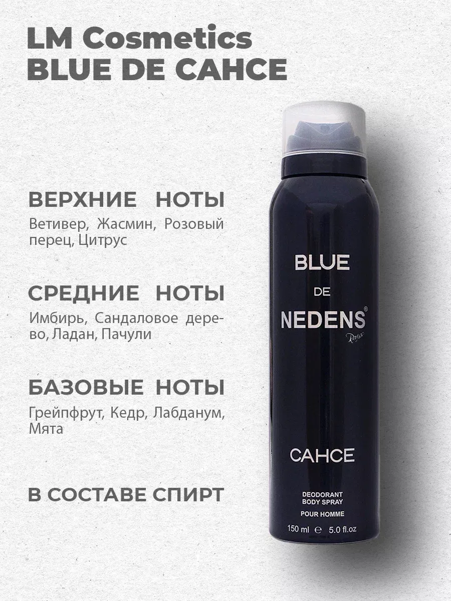Дезодорант мужской парфюмированный Blue Homme 150 мл