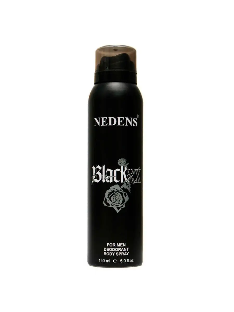 Дезодорант мужской парфюмированный Black SX for men 150 мл