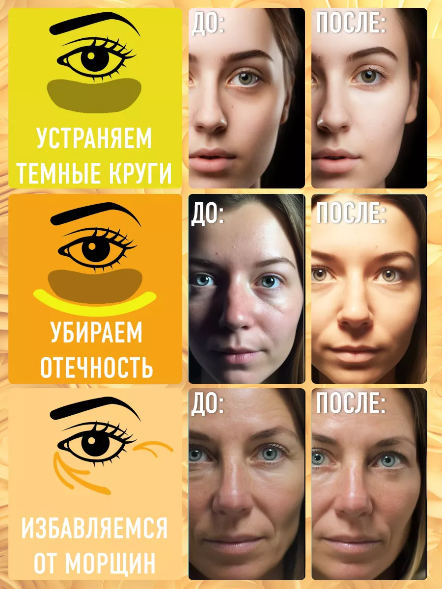 Набор патчей с османтусом 10 шт.