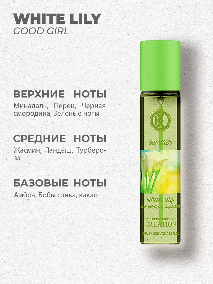 Туалетная вода Creation White Lily edt for women 25 ml