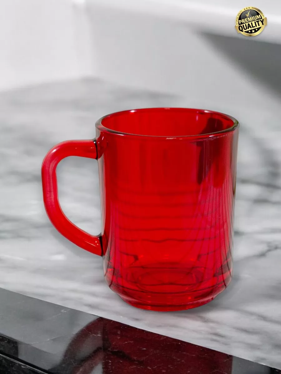 Кружки для кофе Enjoy Red 250 мл набор 12 шт
