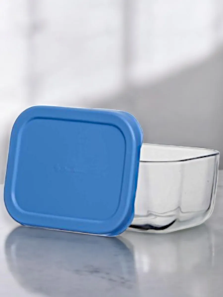 Контейнер SNOW BOX с голубой крышкой 760 мл