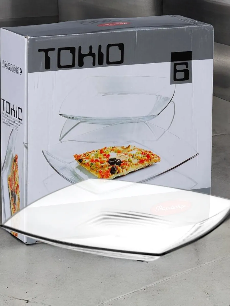 Набор столовых тарелок мелких Tokyo, D=26,5 см, 6 шт
