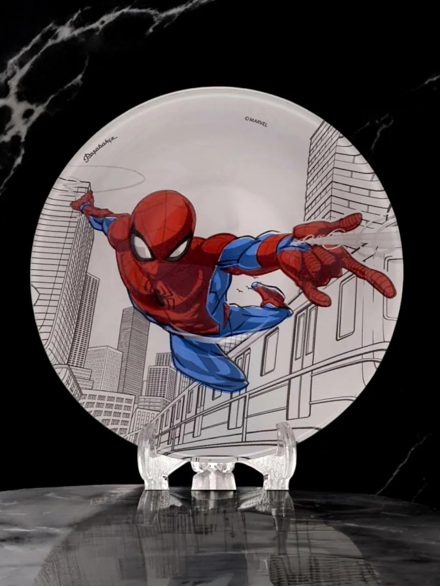 Салатник стеклянный Spiderman 14 см 6 шт