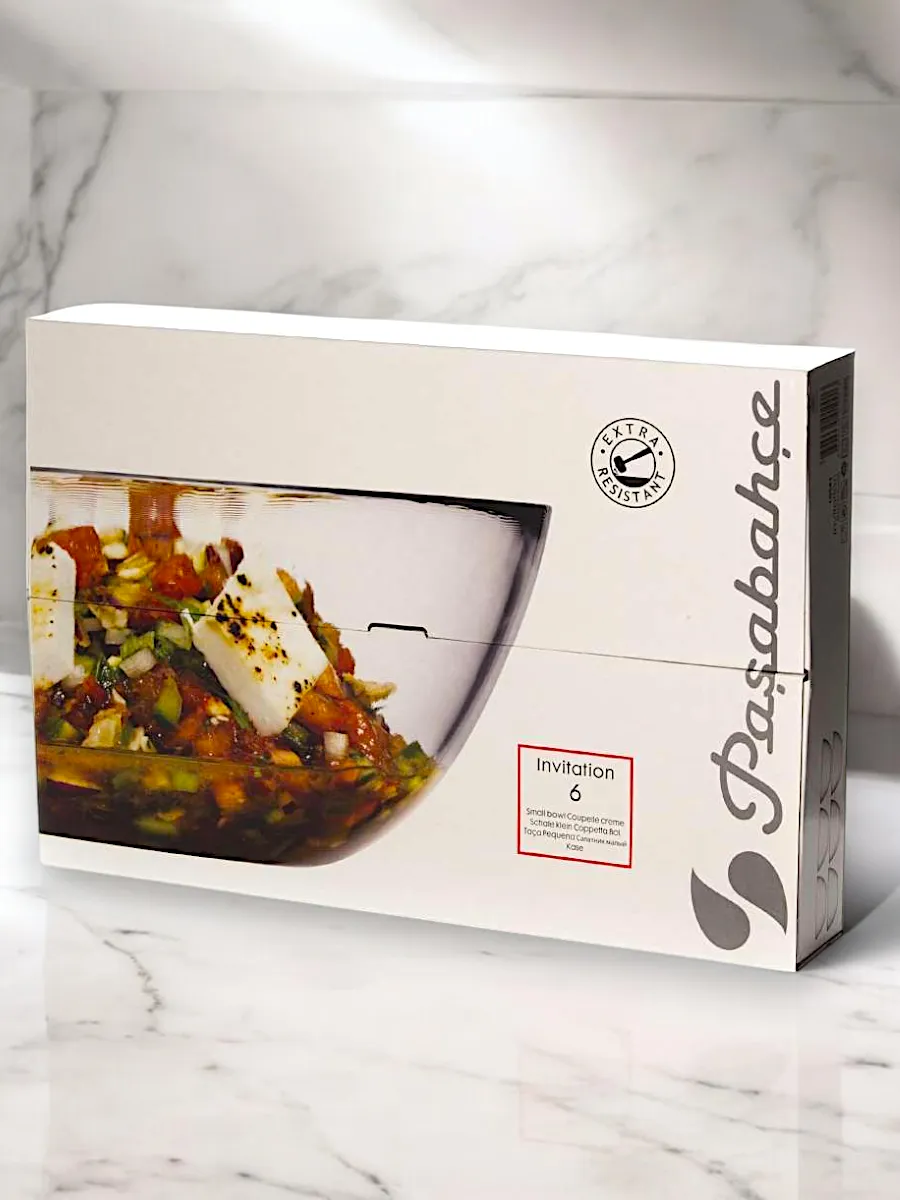 Салатник стеклянный Invitation, 12,5 см, 6 шт