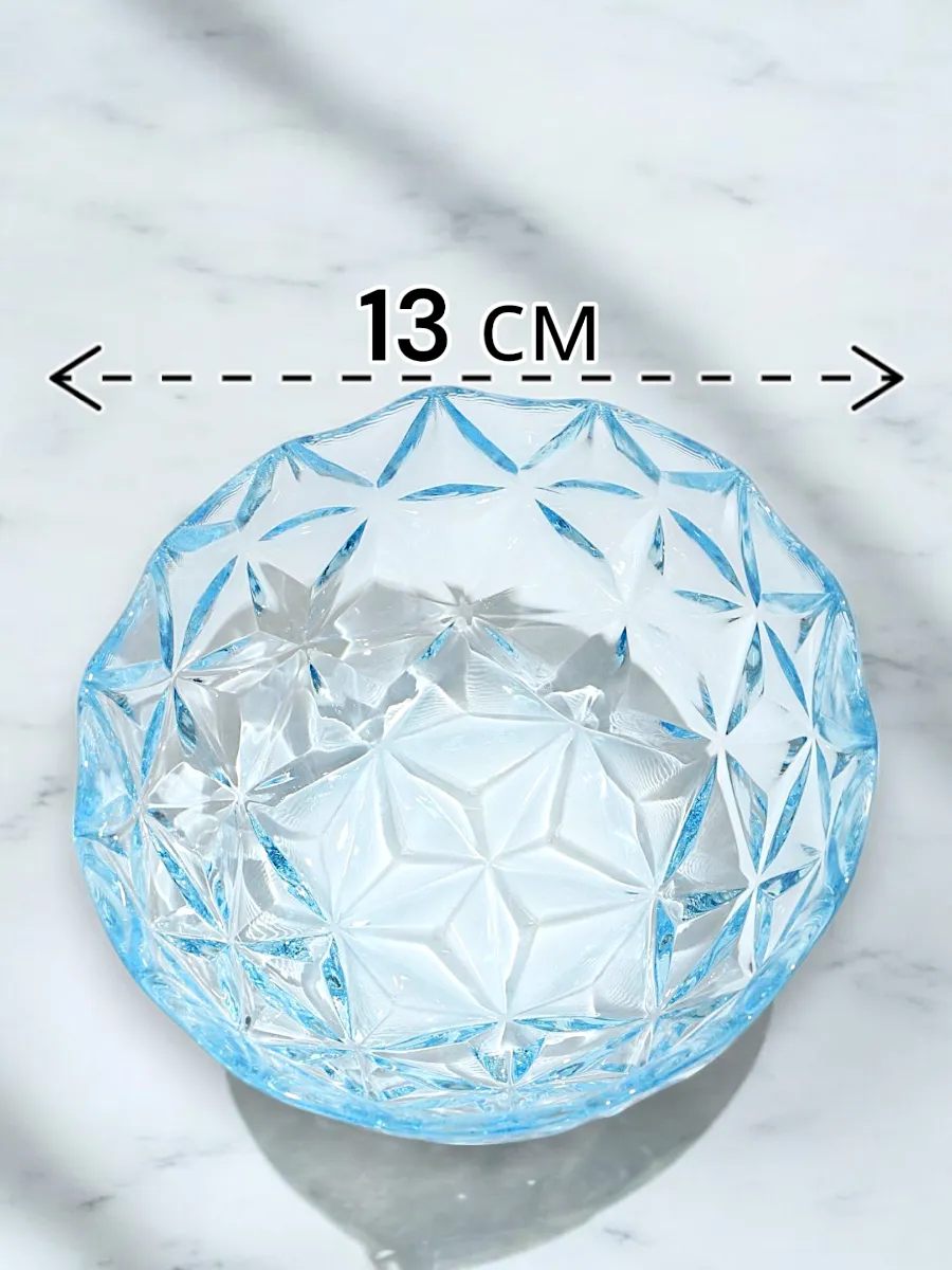 Набор салатников порционных ESTRELLA 385 мл, 6 шт, голубой