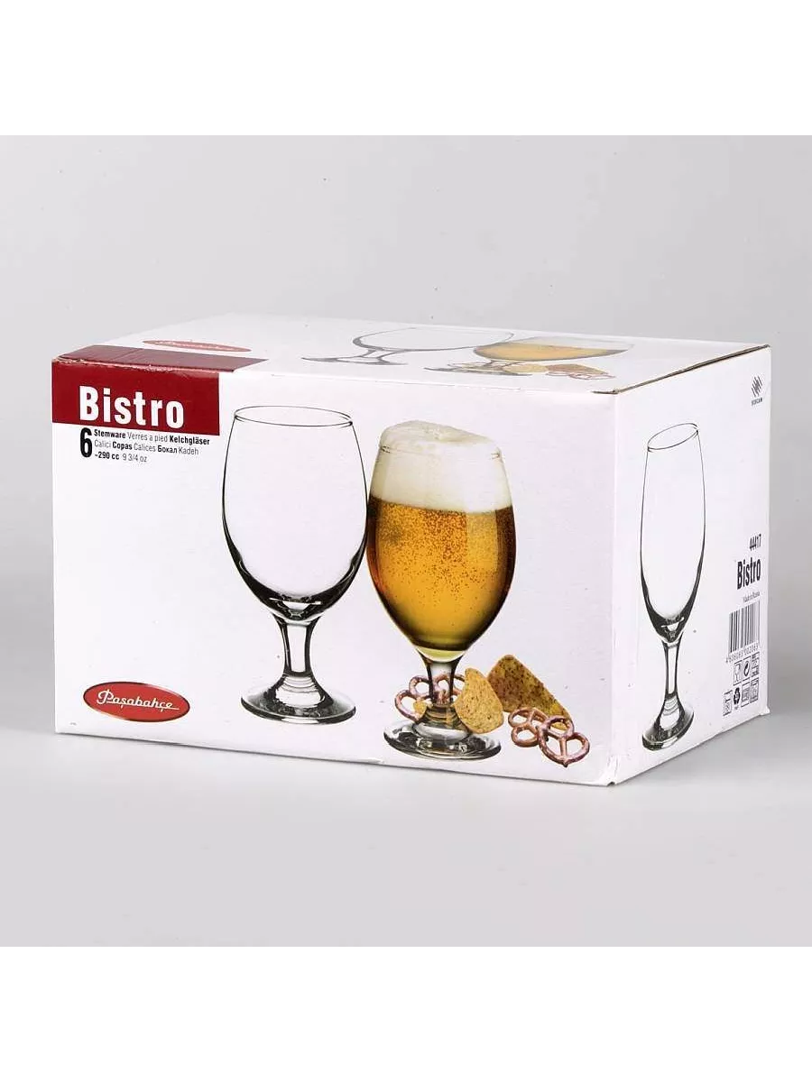 Бокалы для вина Bistro 400 мл, набор 6 шт
