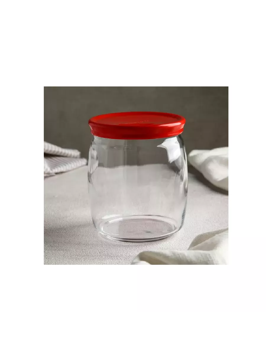 Банка для сыпучих продуктов Cesni, 940 мл, 6 шт