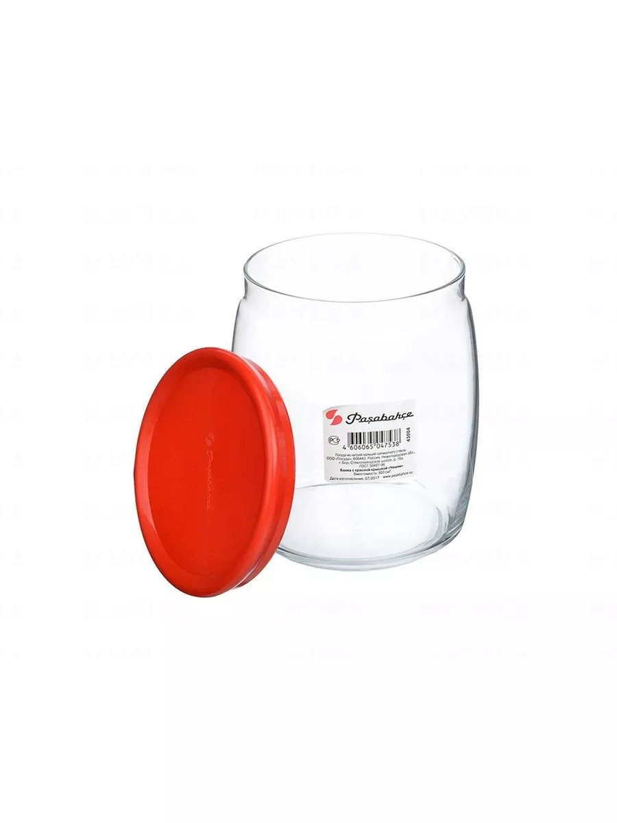 Банка для сыпучих продуктов Cesni, 940 мл, 6 шт