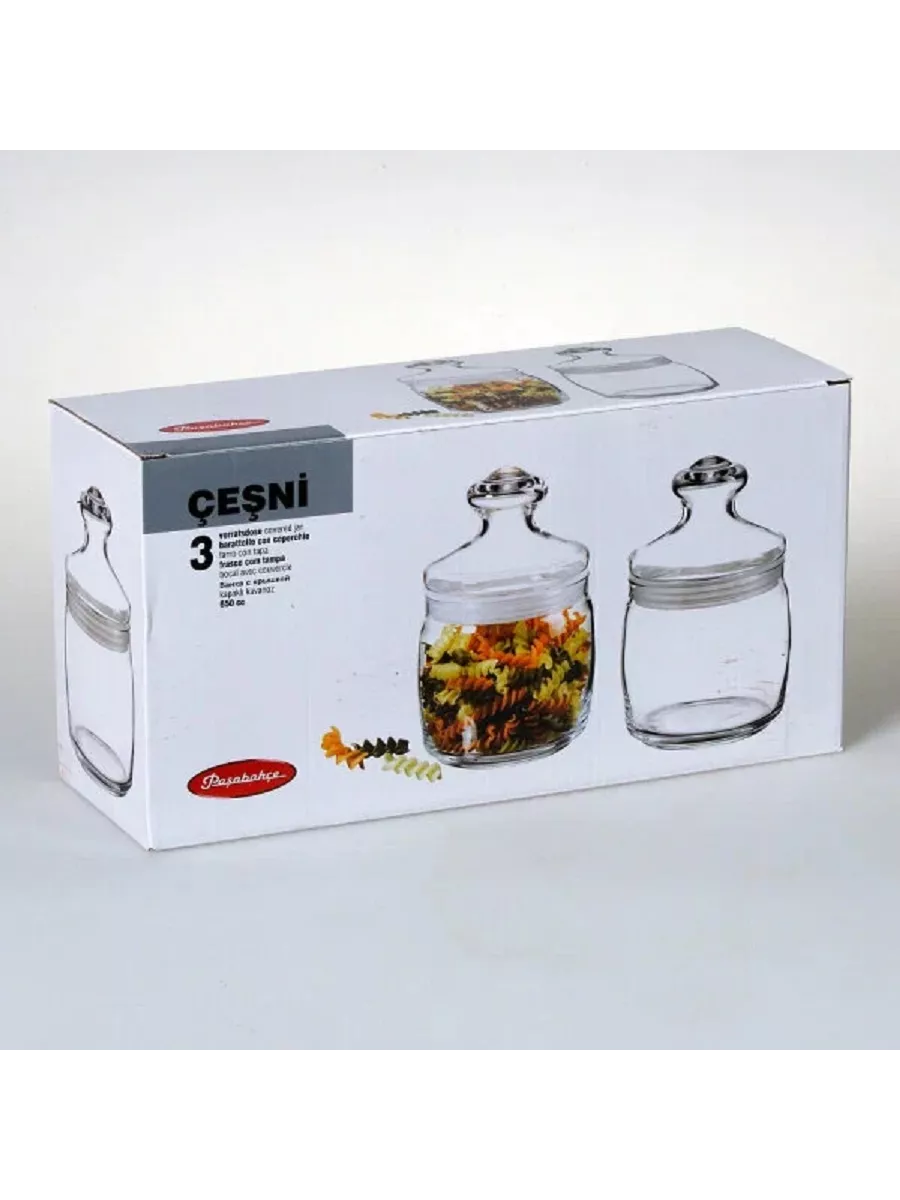 Банка для сыпучих продуктов Cesni 500 мл, 3 шт