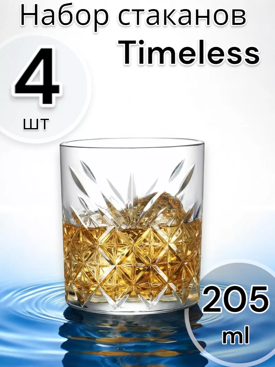 Набор стаканов Timeless, 205 мл, 4 шт