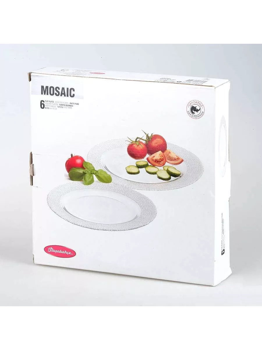 Тарелки обеденные Mosaic, 27 см, набор 6 шт