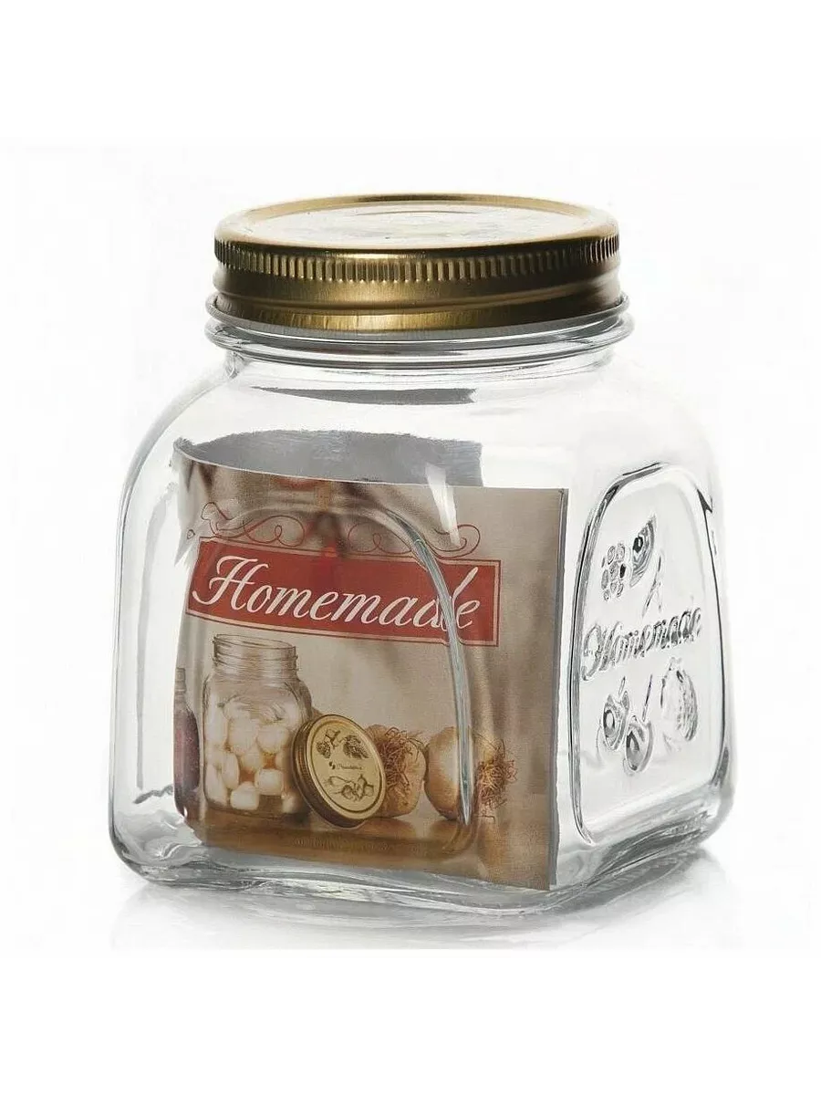 Банки для сыпучих продуктов HomeMade 500 мл. 6 шт