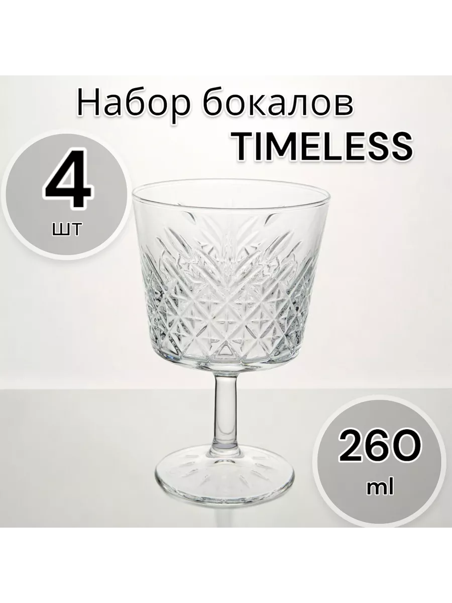 Набор бокалов для вина 4шт