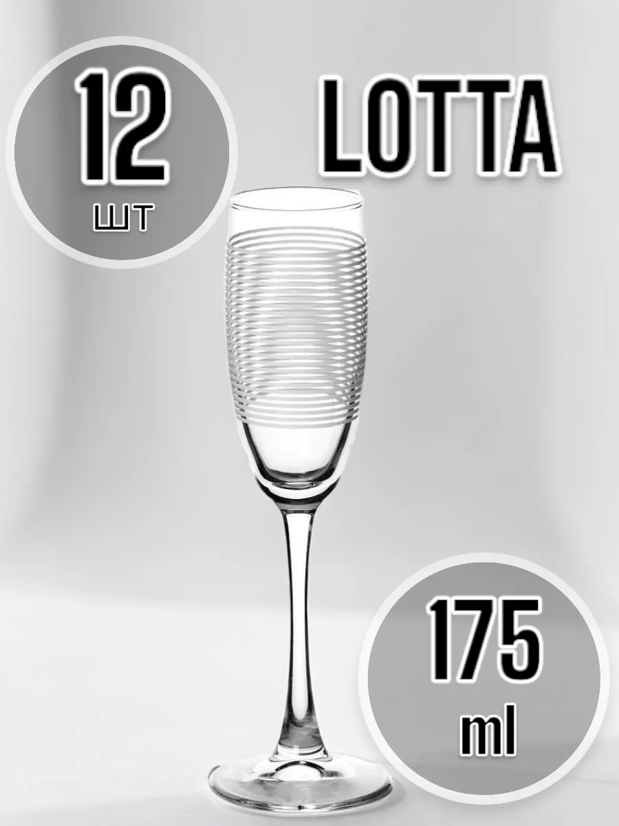 Бокал Lotta, 175 мл 12 шт