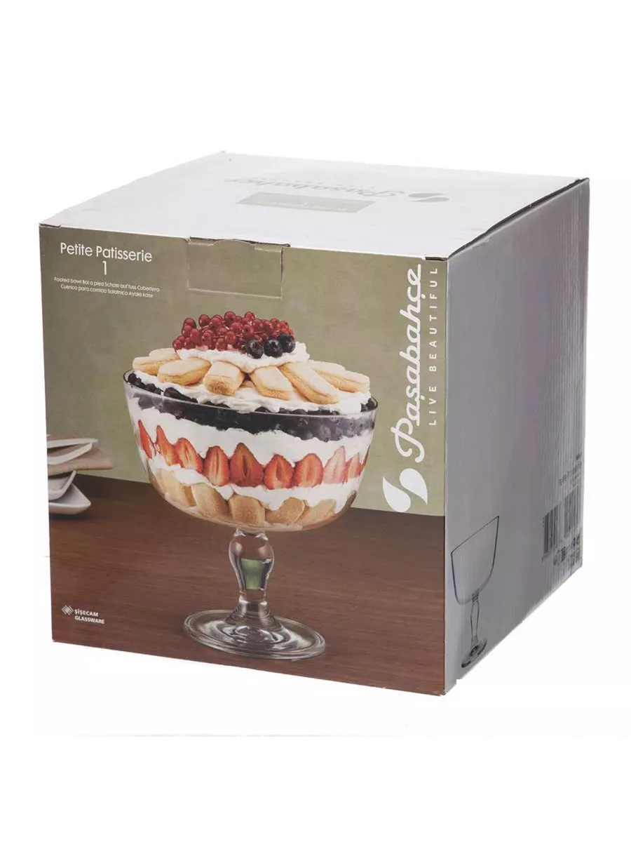 Ваза кондитерская PATISSERIE на ножке d 22,4 см