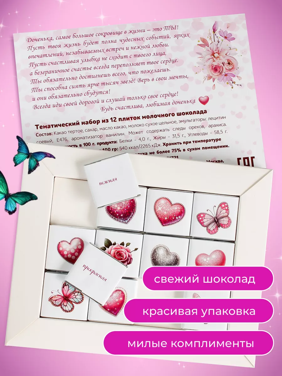 Шоколадный набор дочке